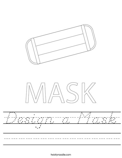 Design a Mask Worksheet