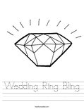 Wedding Ring Bling Worksheet