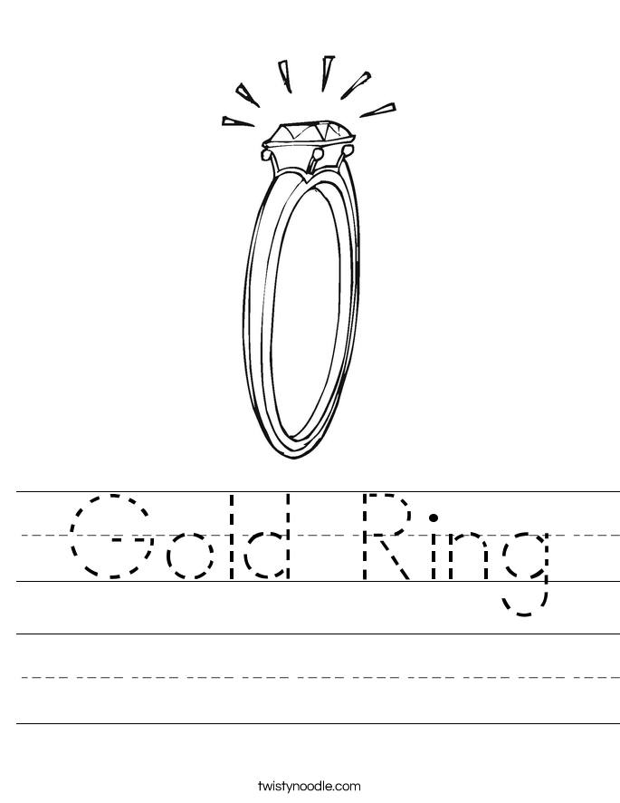 Gold Ring Worksheet