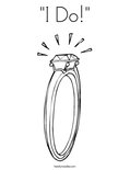 "I Do!"Coloring Page
