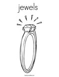 jewels Coloring Page