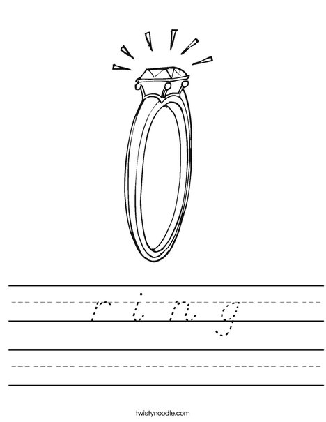 Diamond Engagement Ring Worksheet