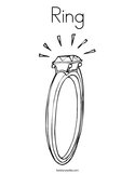 Ring Coloring Page