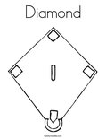 Diamond Coloring Page