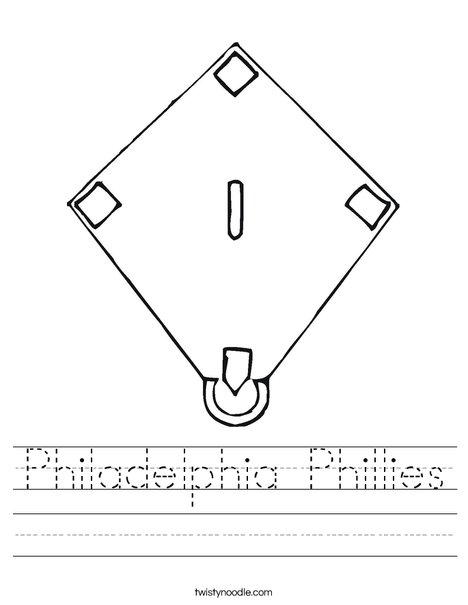 Baseball Diamond Worksheet