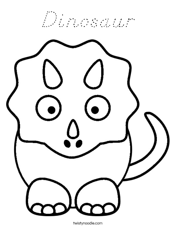 Dinosaur Coloring Page