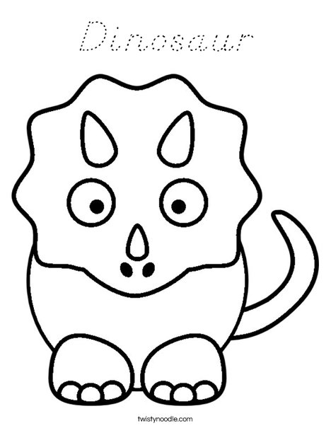 Dino Coloring Page