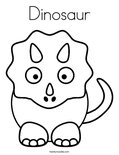 Dinosaur Coloring Page