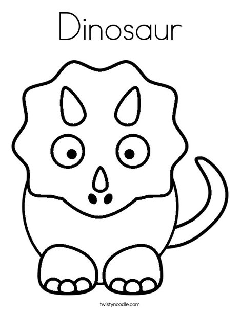 Dino Coloring Page