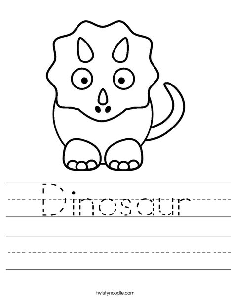 Dino Worksheet