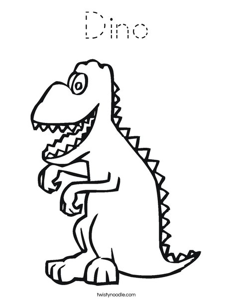 T-Rex Coloring Page