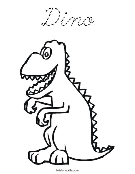 T-Rex Coloring Page