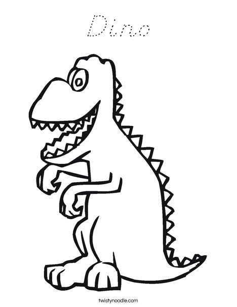 T-Rex Coloring Page