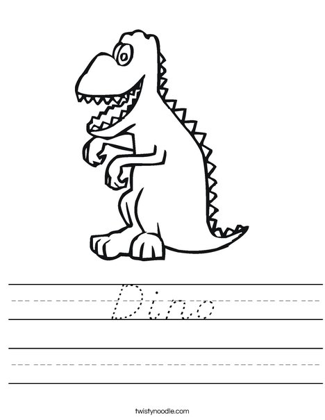 T-Rex Worksheet