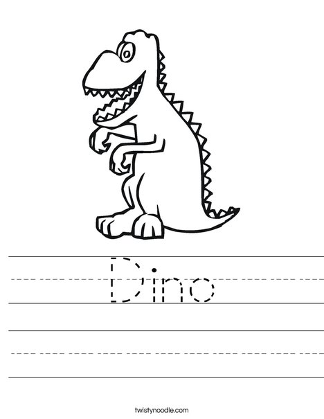 T-Rex Worksheet