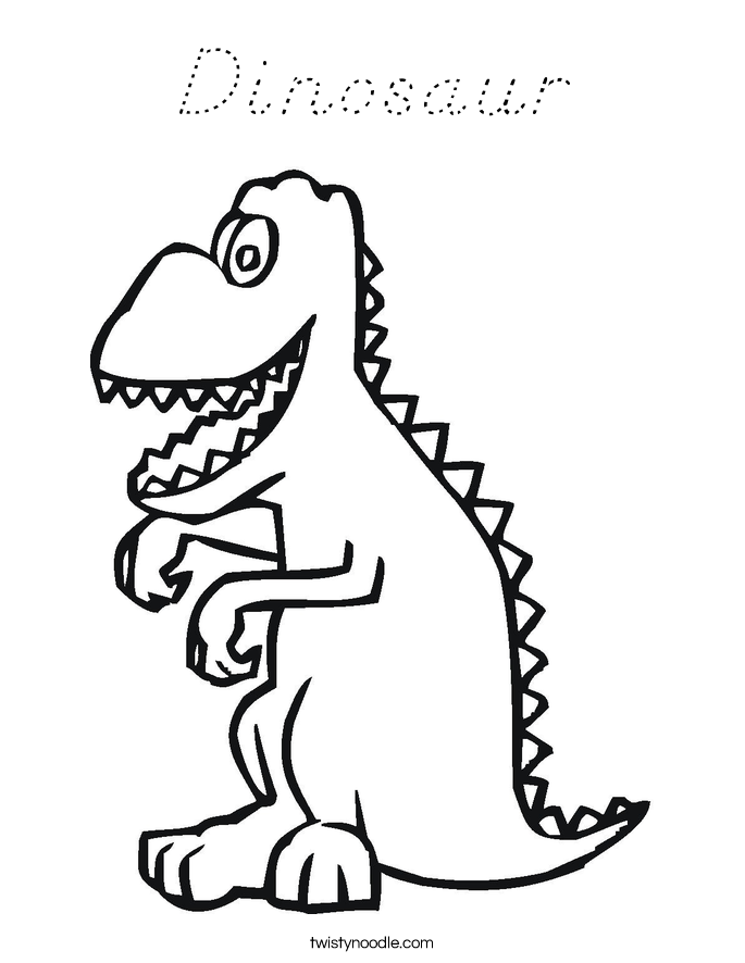 Dinosaur Coloring Page