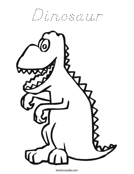T-Rex Coloring Page