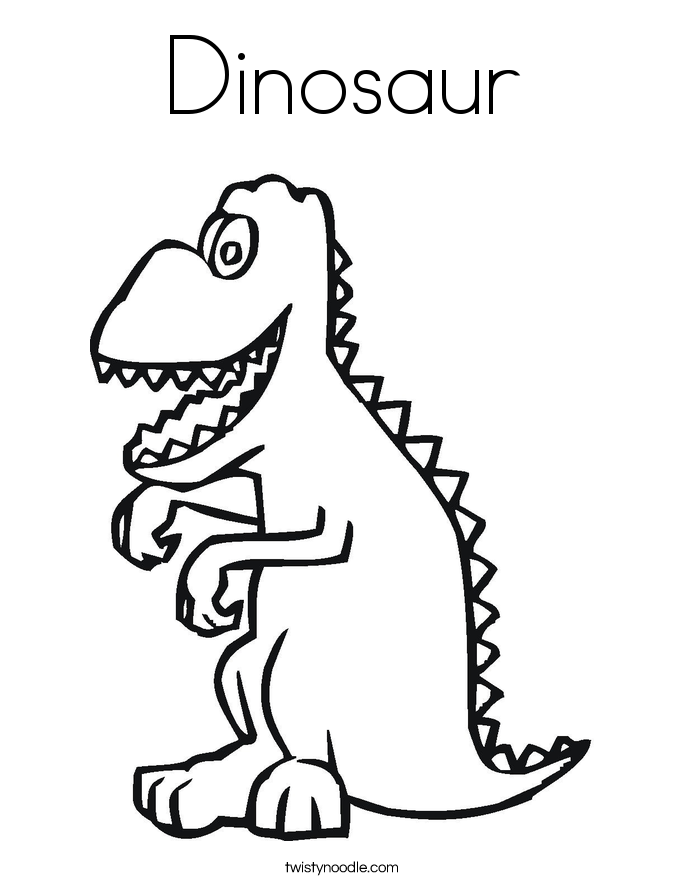 Dinosaur Coloring Page