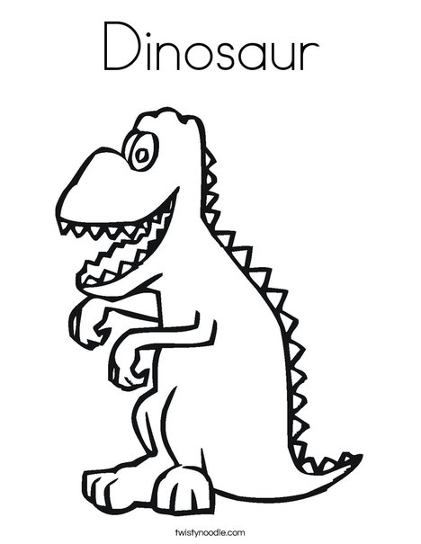 T-Rex Coloring Page