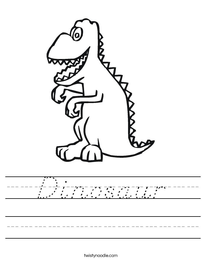 Dinosaur Worksheet