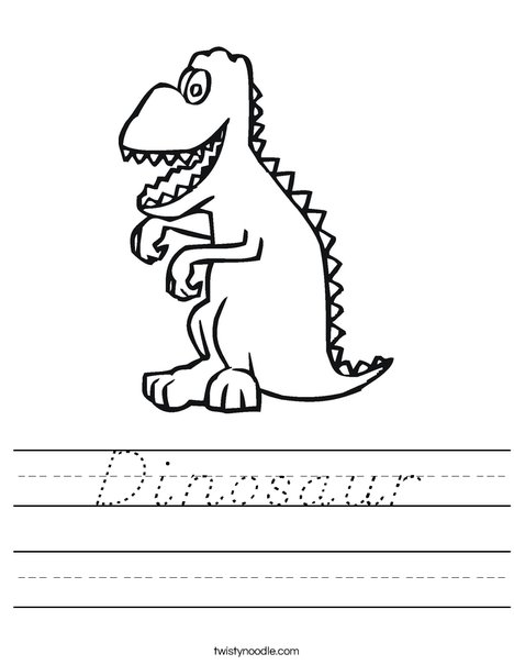 T-Rex Worksheet