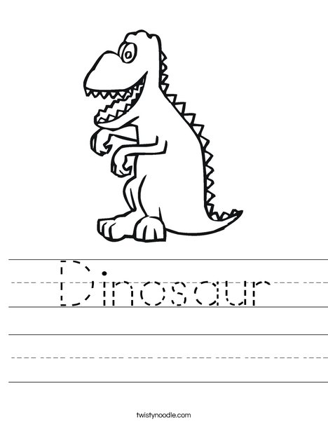 T-Rex Worksheet