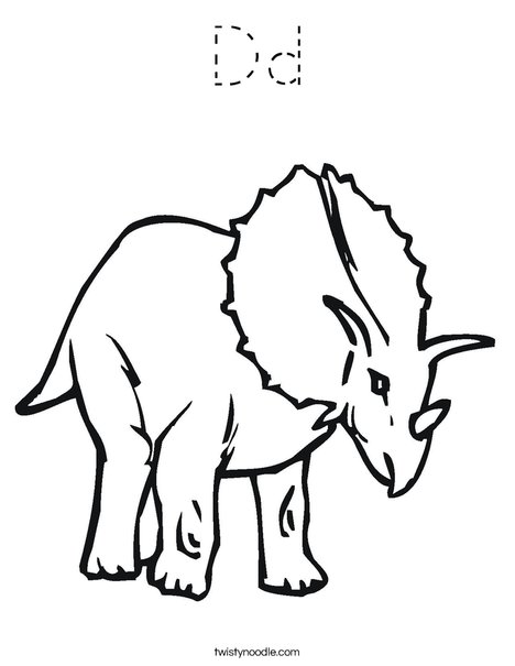 Dinosaur Coloring Page
