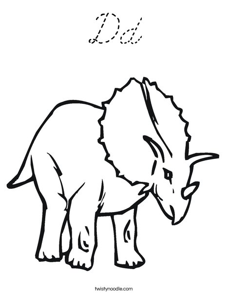 Dinosaur Coloring Page