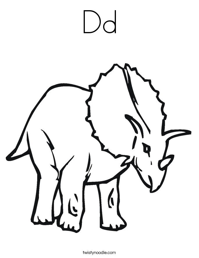 Dd Coloring Page