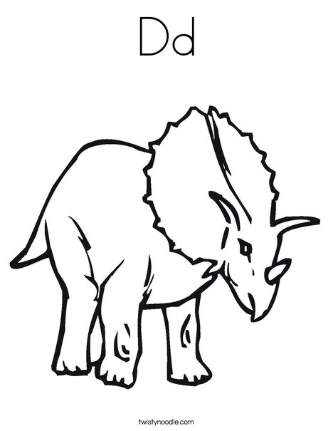 Dinosaur Coloring Page