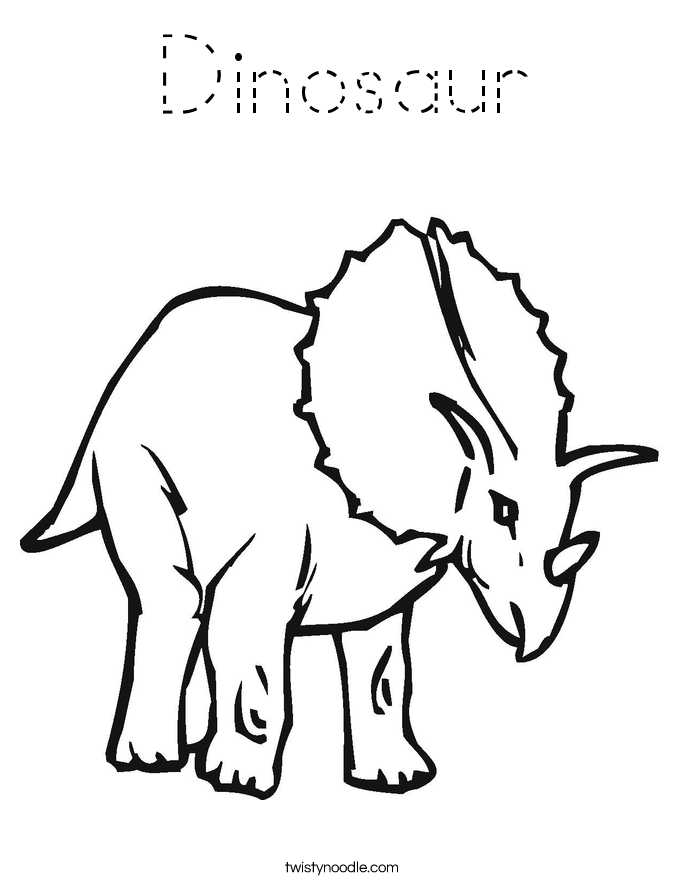 Dinosaur Coloring Page