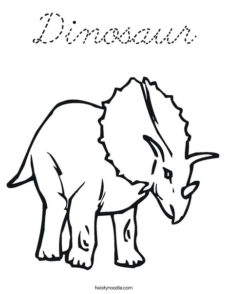 Dinosaur Coloring Page