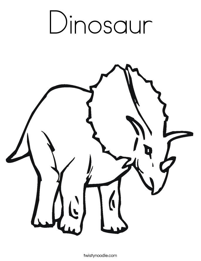Dinosaur Coloring Page