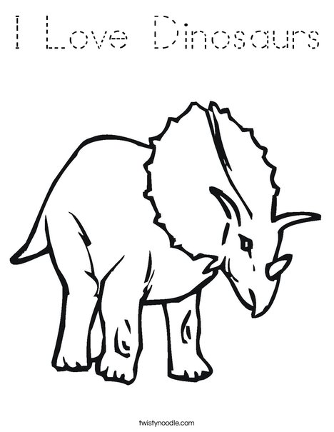 Dinosaur Coloring Page