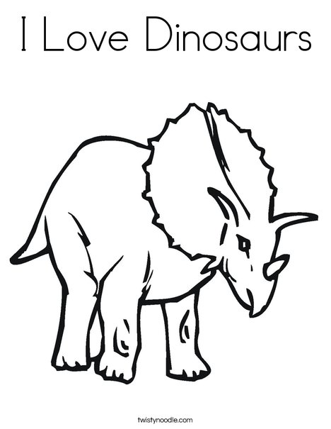 Dinosaur Coloring Page