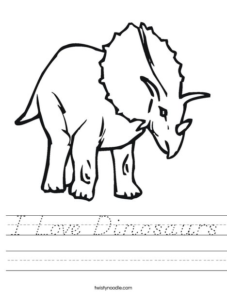 Dinosaur Worksheet