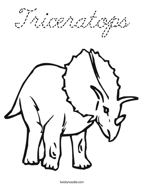 Dinosaur Coloring Page