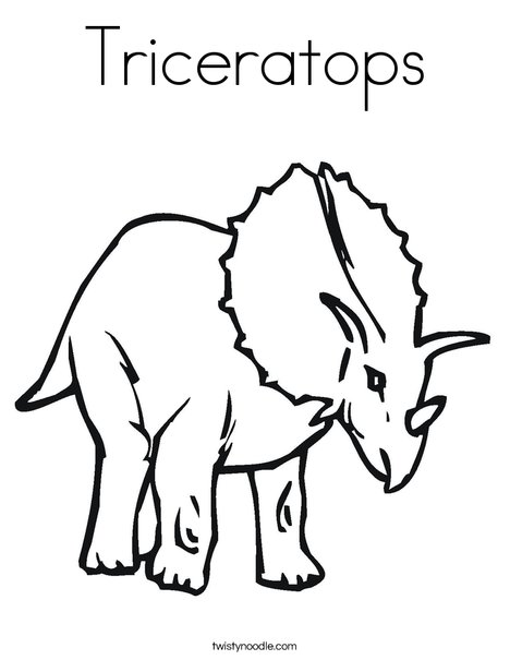 Dinosaur Coloring Page