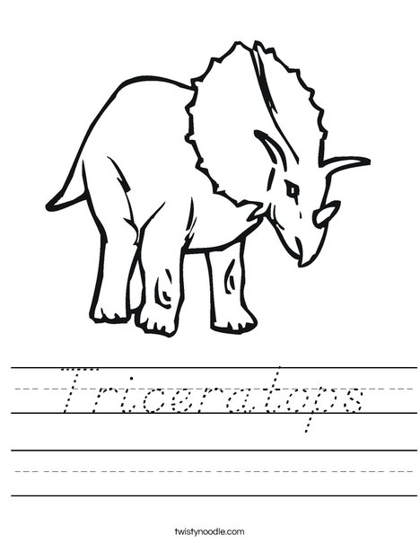 Dinosaur Worksheet