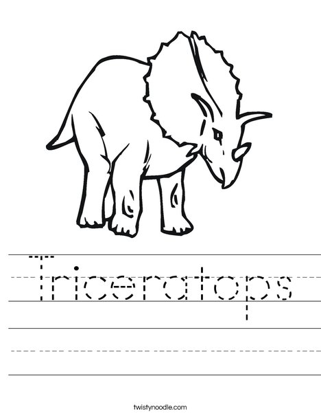 Dinosaur Worksheet