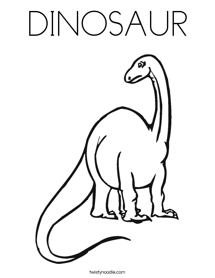 DINOSAUR Coloring Page