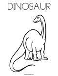DINOSAUR Coloring Page
