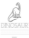 DINOSAUR Worksheet
