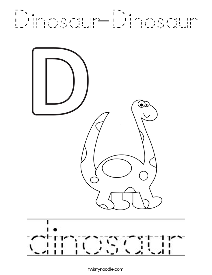 Dinosaur-Dinosaur Coloring Page