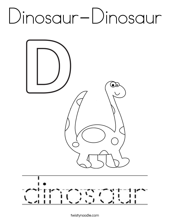 Dinosaur-Dinosaur Coloring Page