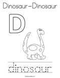 Dinosaur-Dinosaur Coloring Page