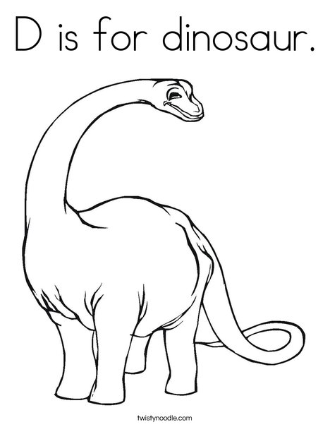 Apatosaurus Coloring Page