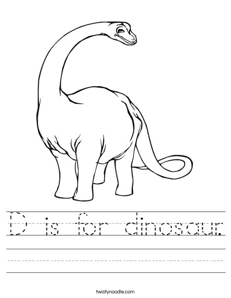 Apatosaurus Worksheet