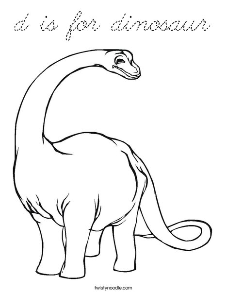 Apatosaurus Coloring Page