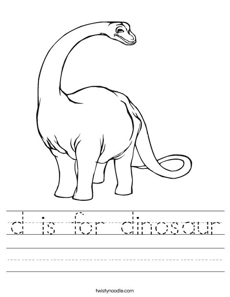 Apatosaurus Worksheet